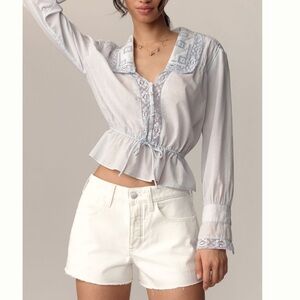 PILCRO➕ANTHROPOLOGIE The Devon Denim Shorts NWT